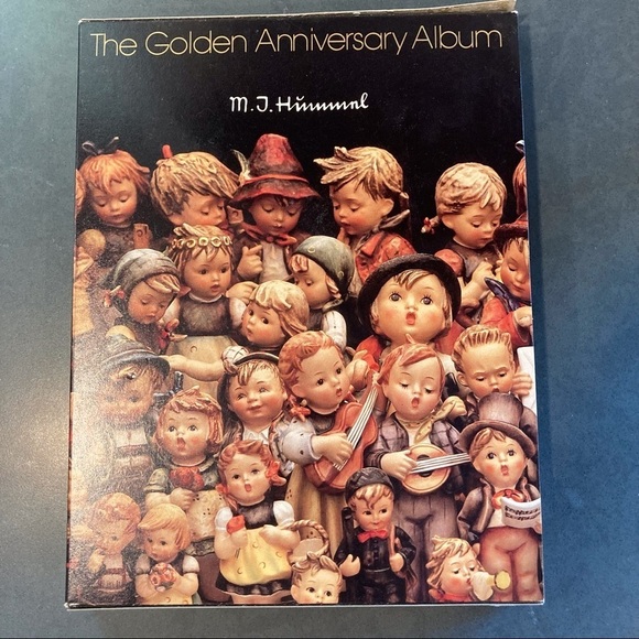 VINTAGE HUMMEL GOLDEN ANNIVERSARY HARDBACK BOOK - Picture 1 of 16